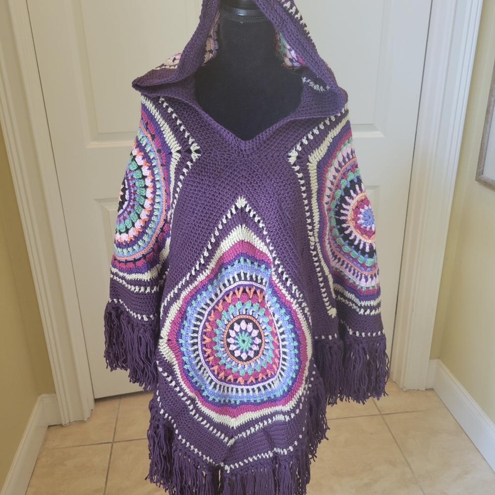 Handcrafted Hooded Poncho